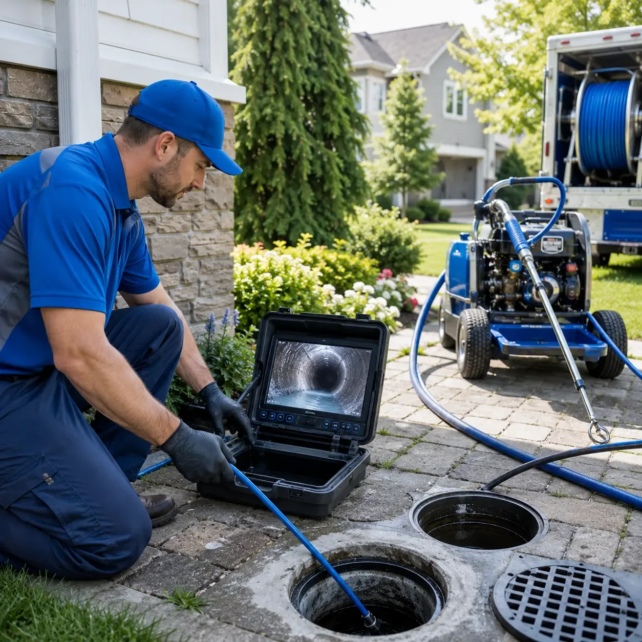Outdoor drain cleaning professionals serving China Spring, TX
