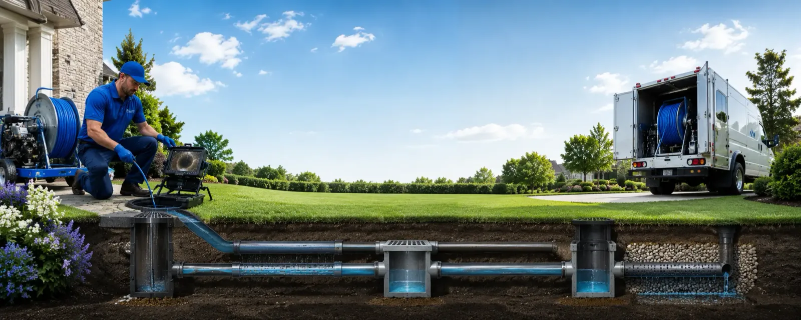 Outdoor drain cleaning information for China Spring, TX